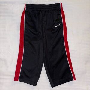 Nike Athletic Pants Black & Red, Sz 18 mos